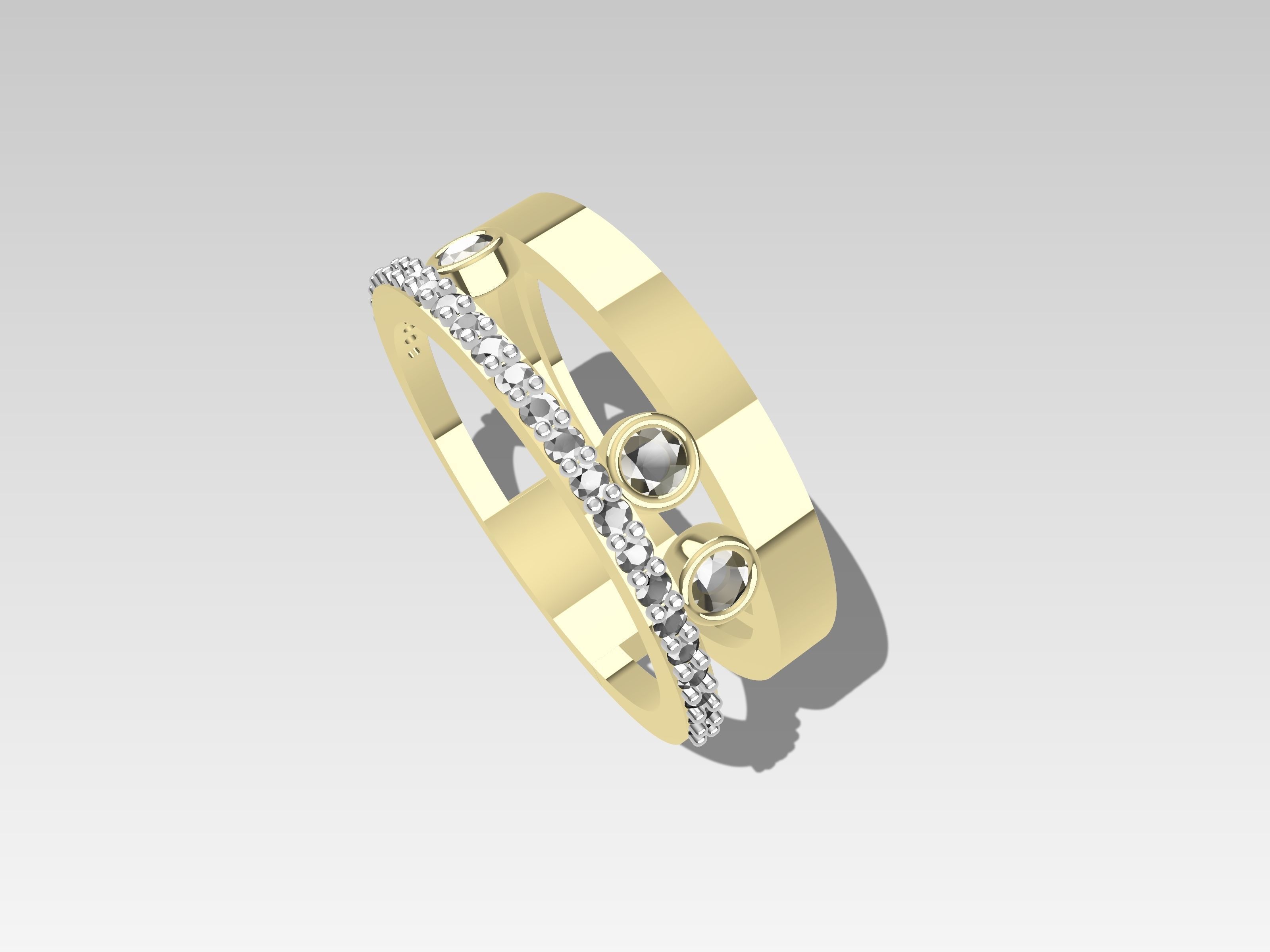 MESSIKA DIAMOND RINGS 3D print model_3