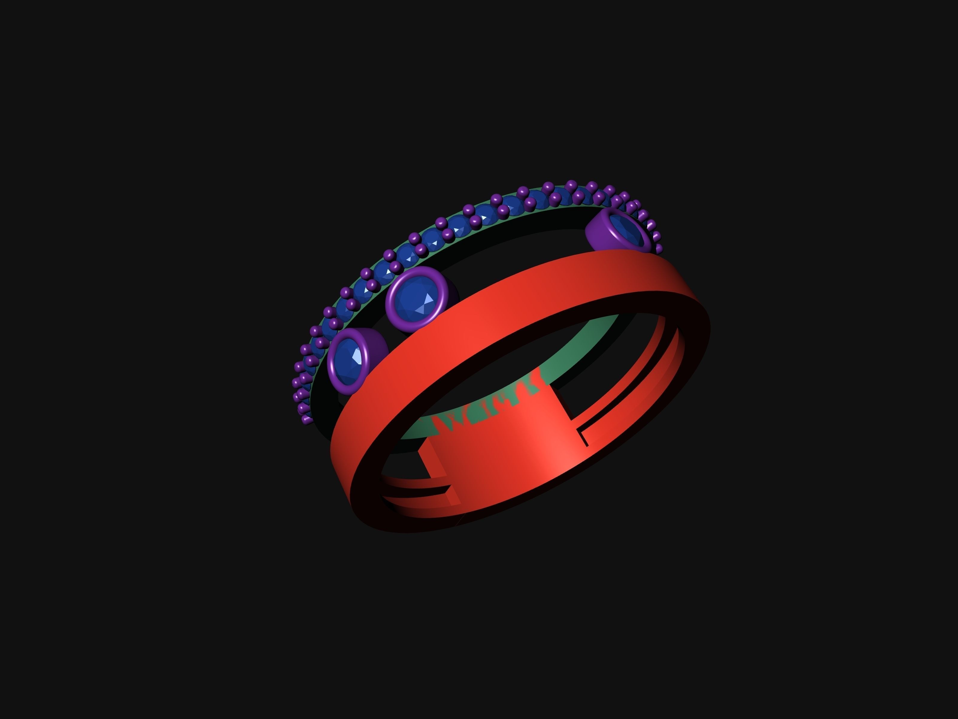 MESSIKA DIAMOND RINGS 3D print model_1