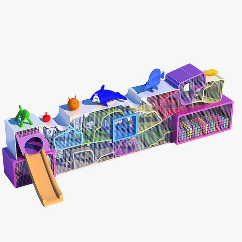 Playground Set 3D model 3D model