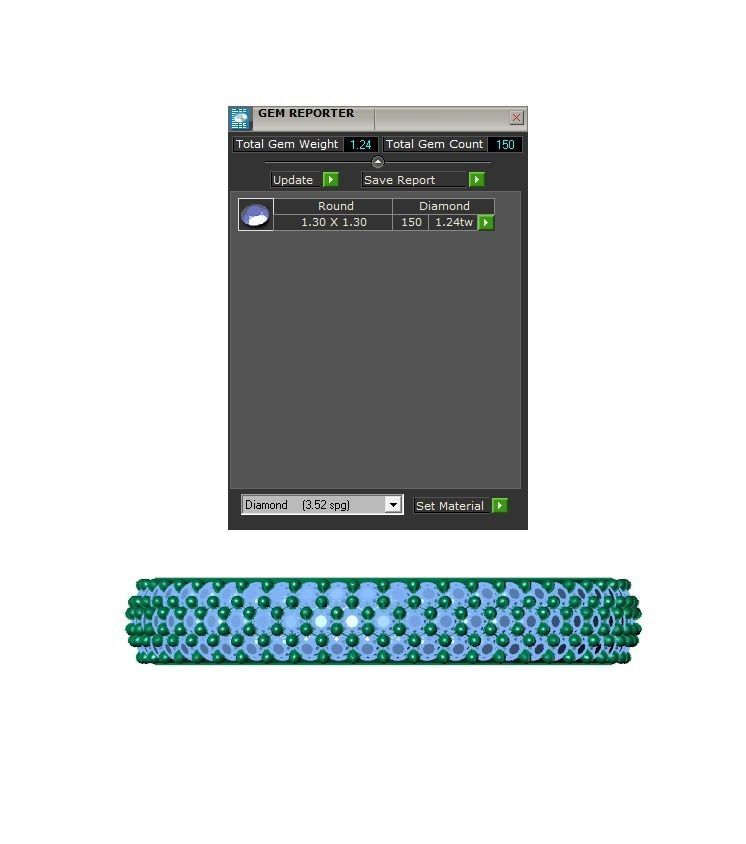 Ring438 gold plated diamond bangles 3D print model_5