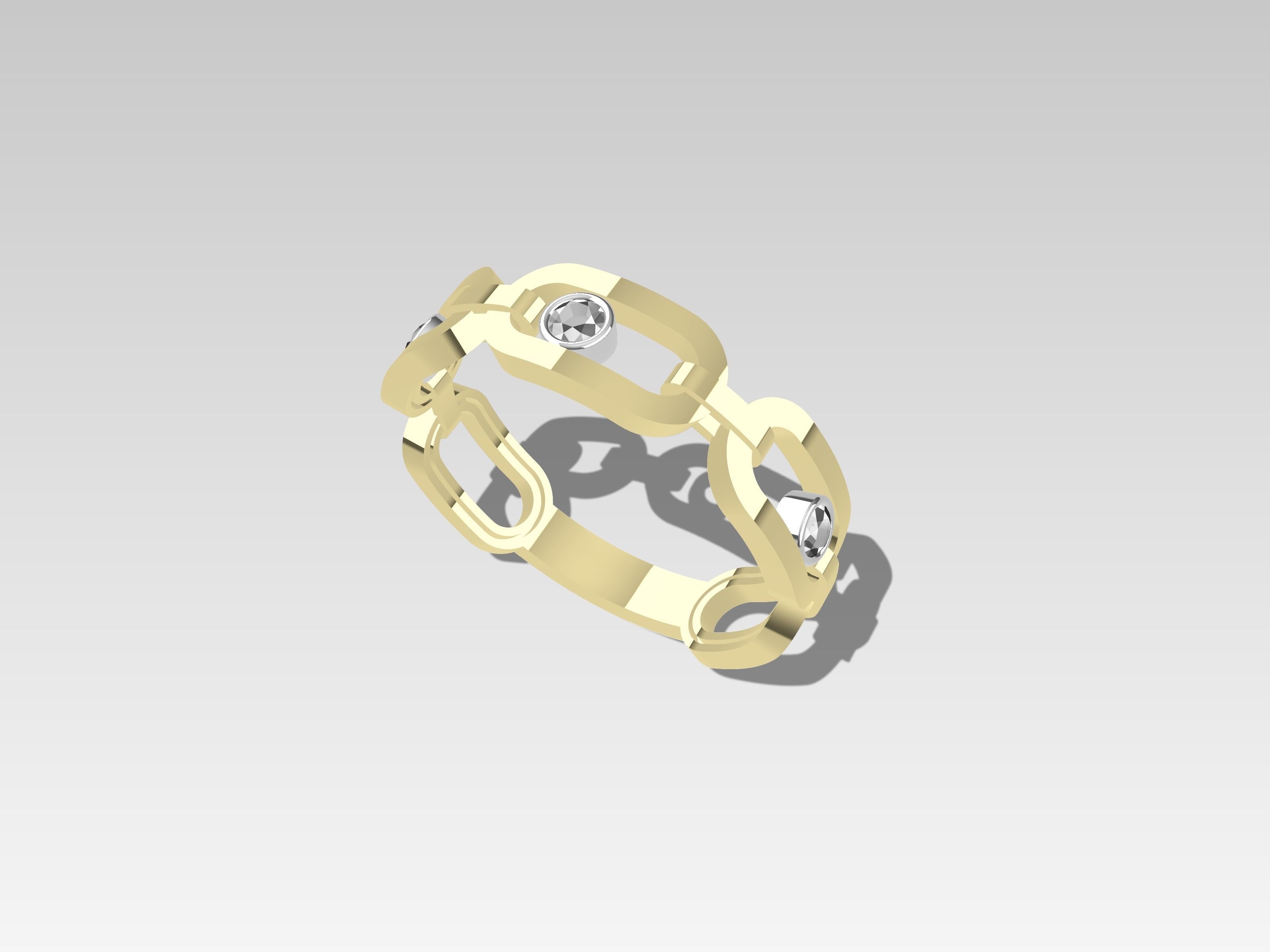 MESSIKA DIAMOND RINGS 3D print model_3