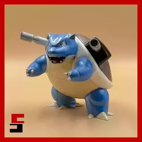 Pokemon Blastoise 3D print model