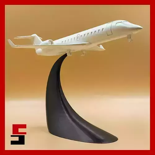 Airplane Bombardier CRJ200 3D print model
