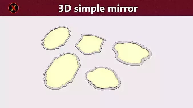 simple 3d mirror Free 3D print model
