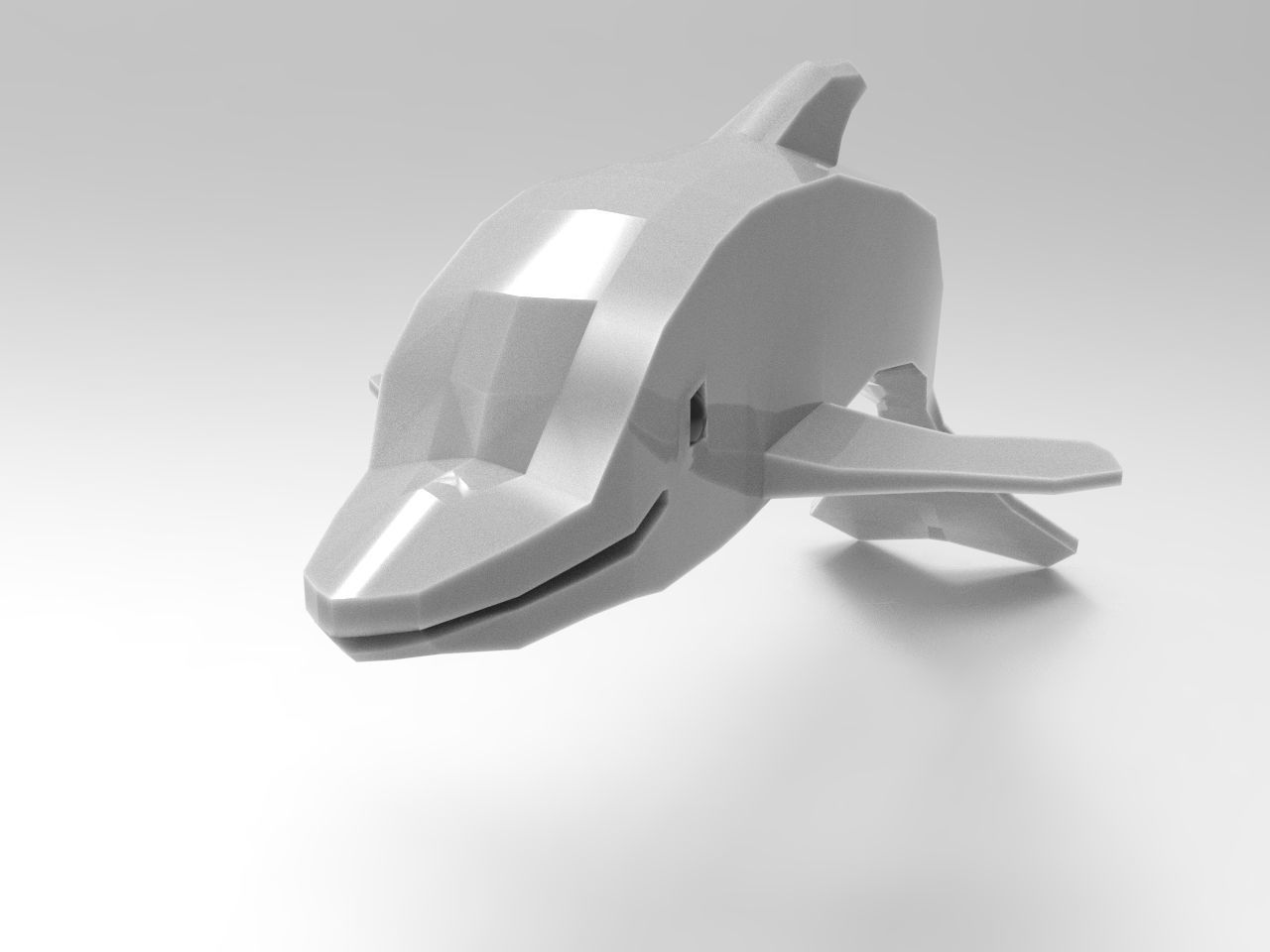 Dolphin 3d model 3D model_2