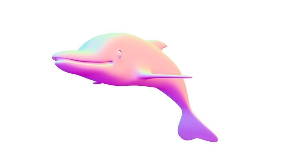 Dolphin 3d model 3D model_15