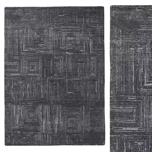 TESSARA HAND-KNOTTED WOOL RUG B