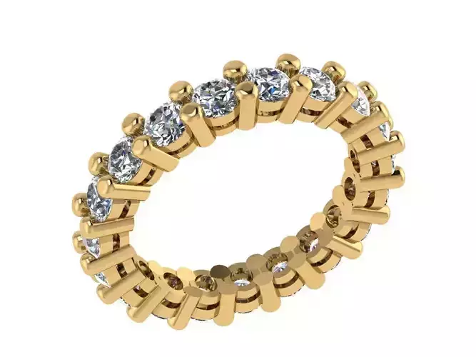 Ring448 diamond eternity ring gold