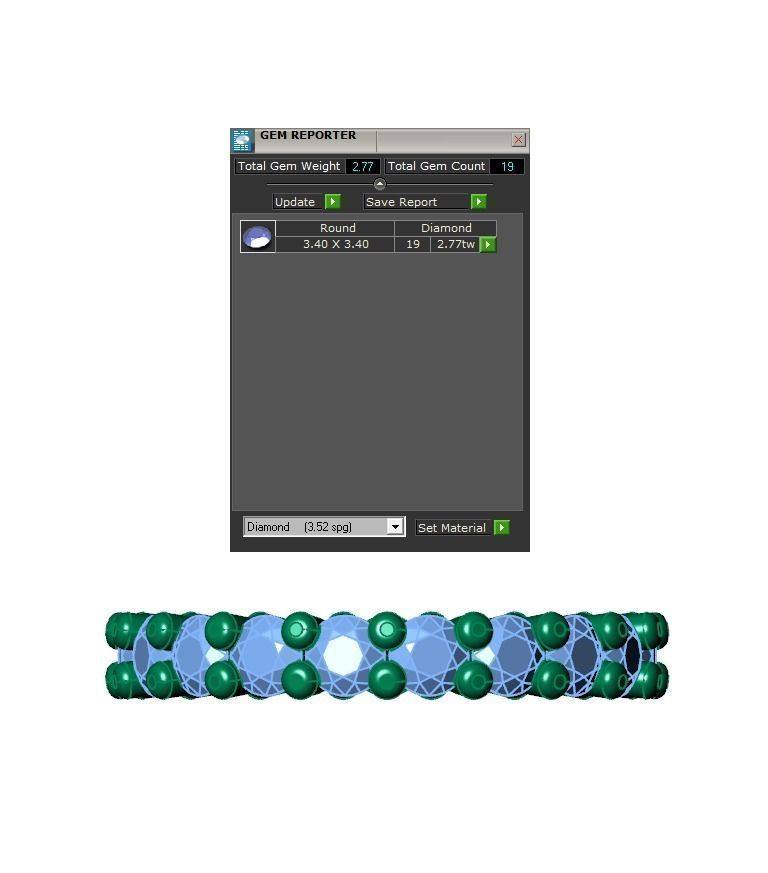 Ring448 diamond eternity ring gold 3D print model_6