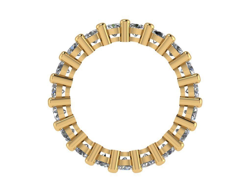 Ring448 diamond eternity ring gold 3D print model_2