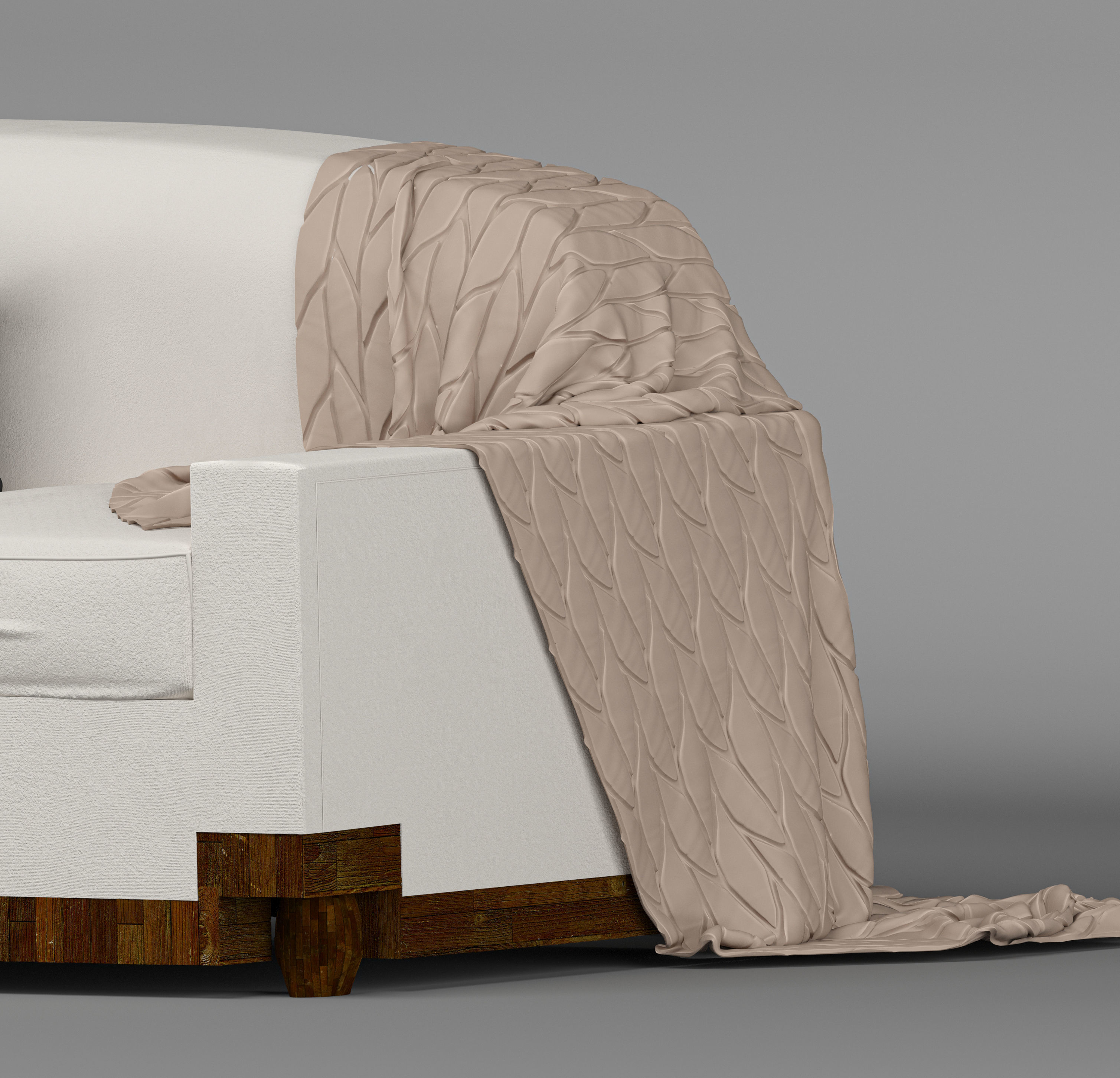 three-seat sofa  3D model_15