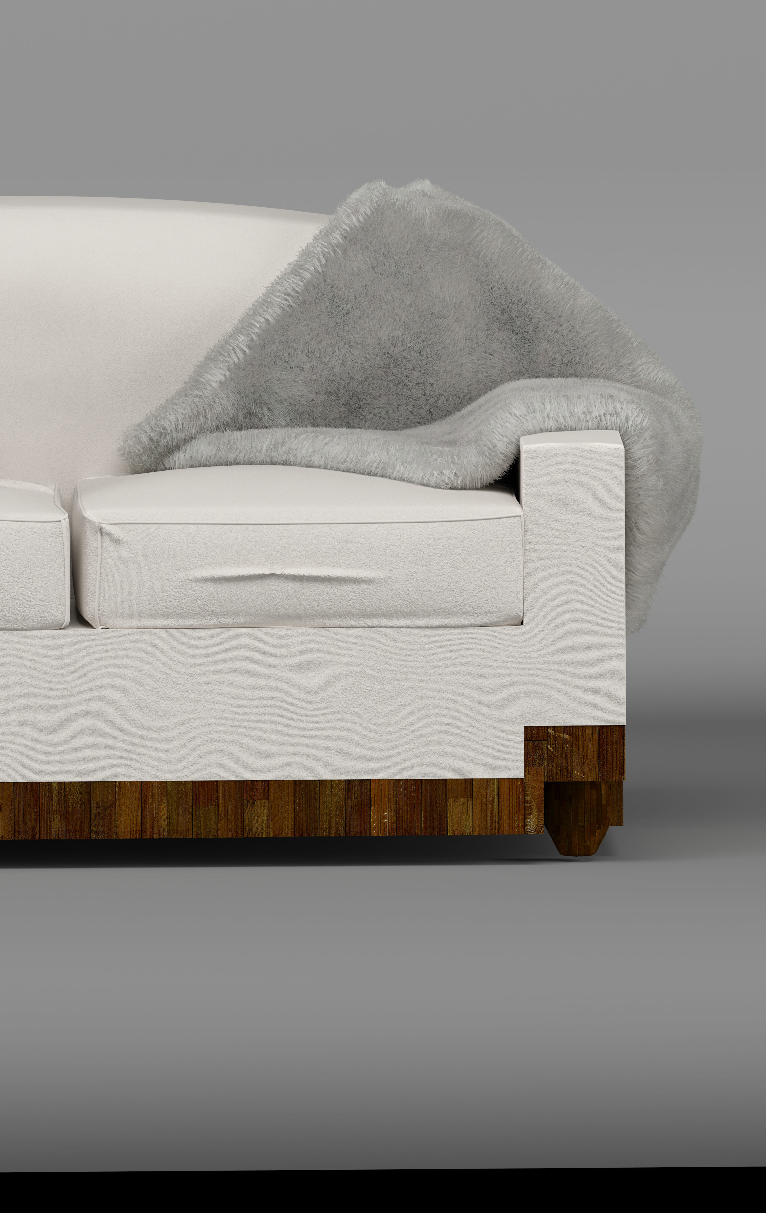 three-seat sofa  3D model_3
