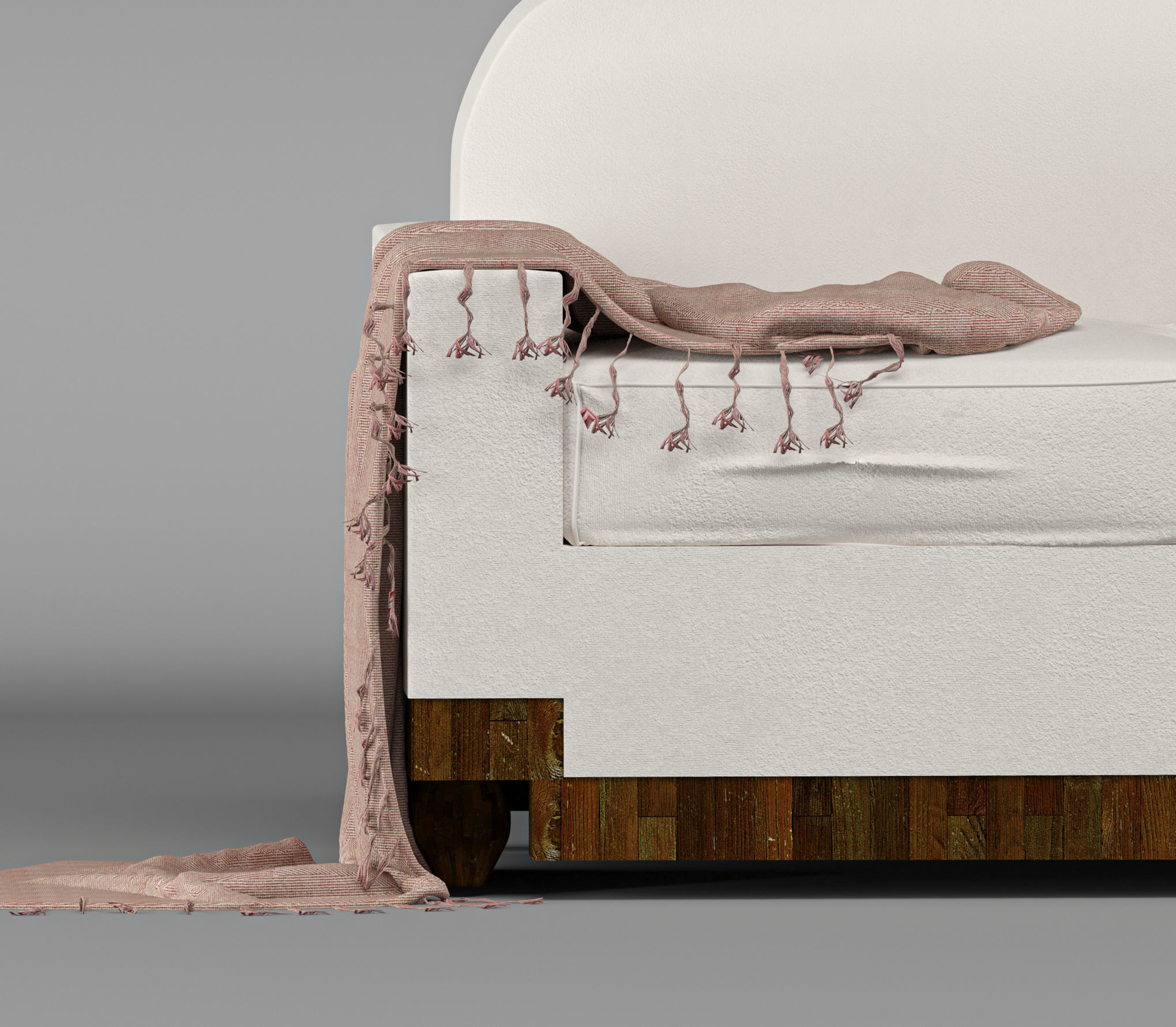 three-seat sofa  3D model_5