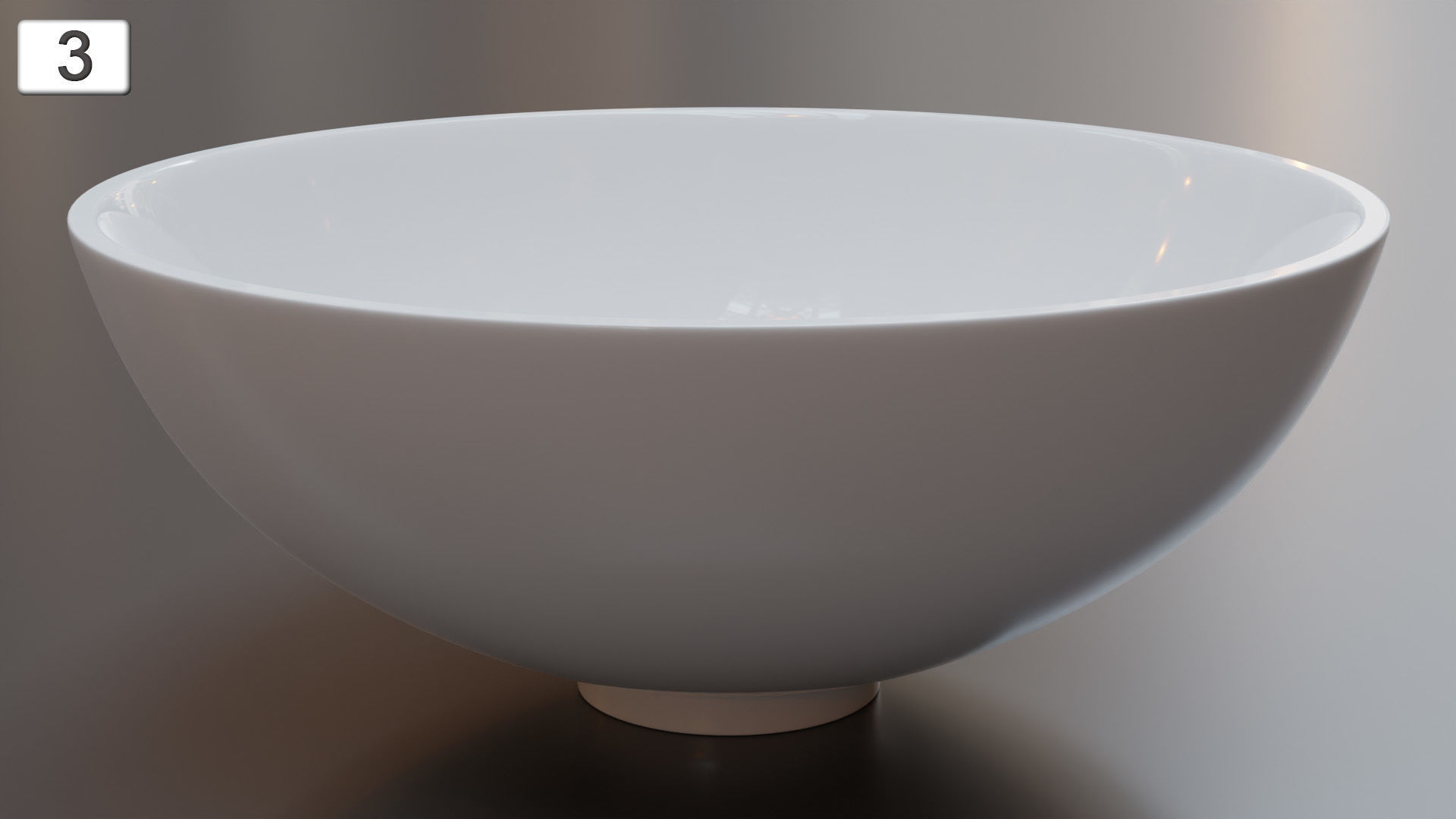Vessel Sink Number 3 Low-poly 3D model_3