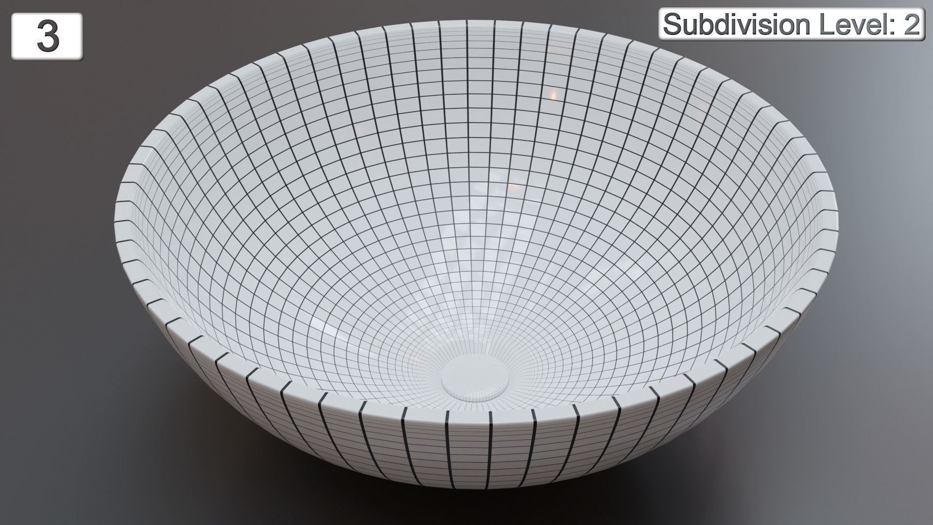 Vessel Sink Number 3 Low-poly 3D model_6