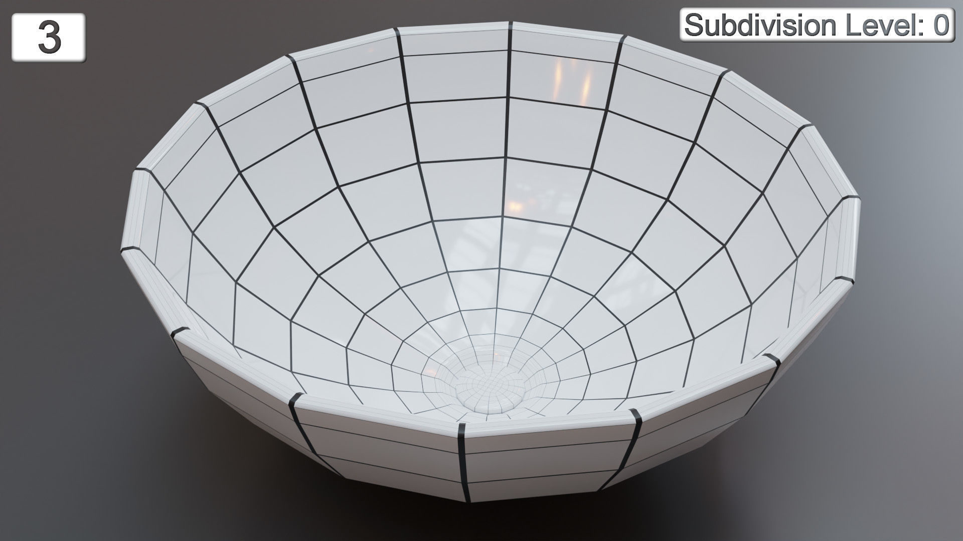 Vessel Sink Number 3 Low-poly 3D model_4