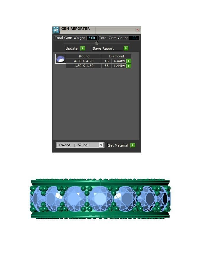 Ring450 diamond eternity ring gold 3D print model_6