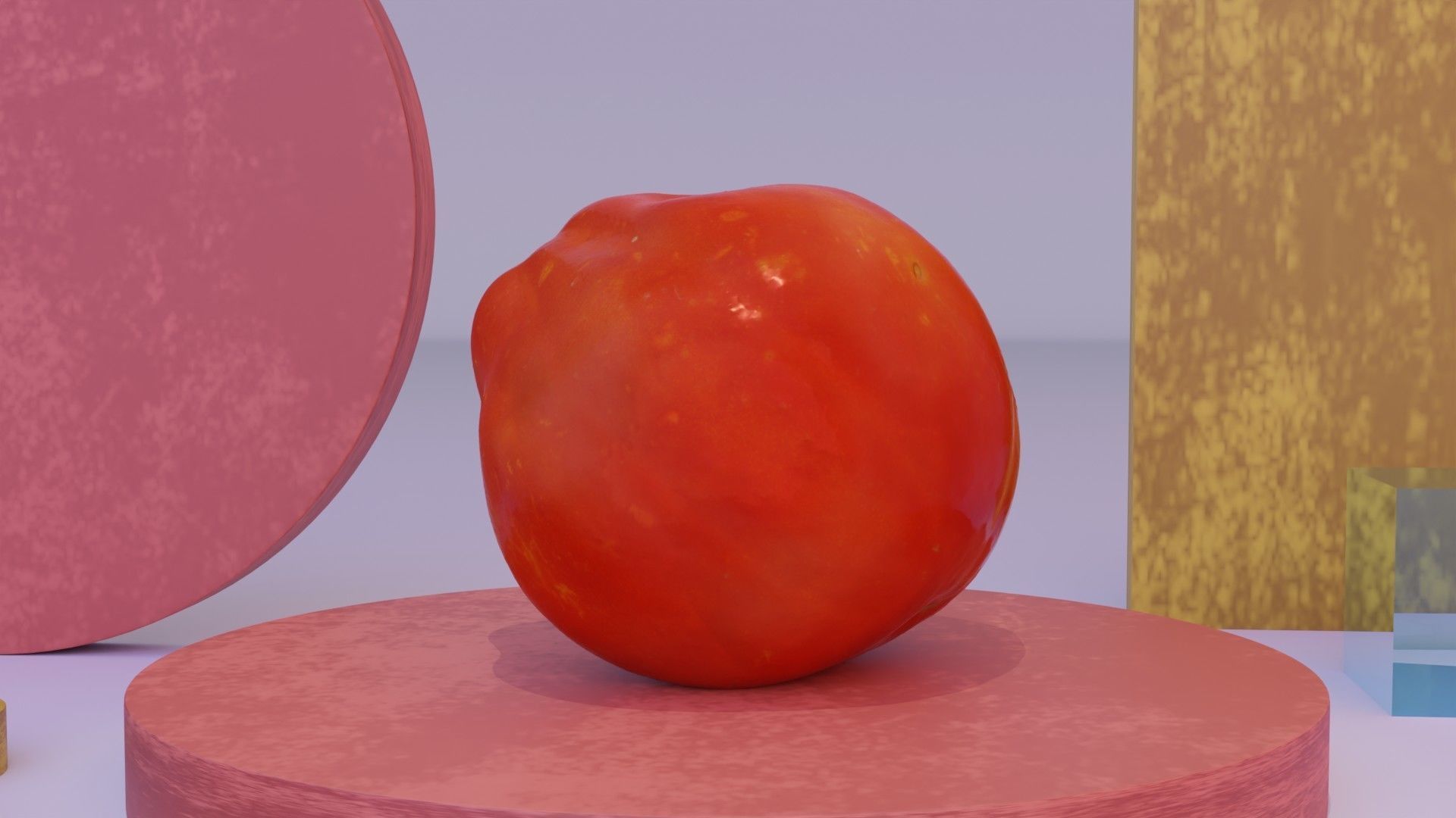 Tomato 05 high-poly 3D model_7