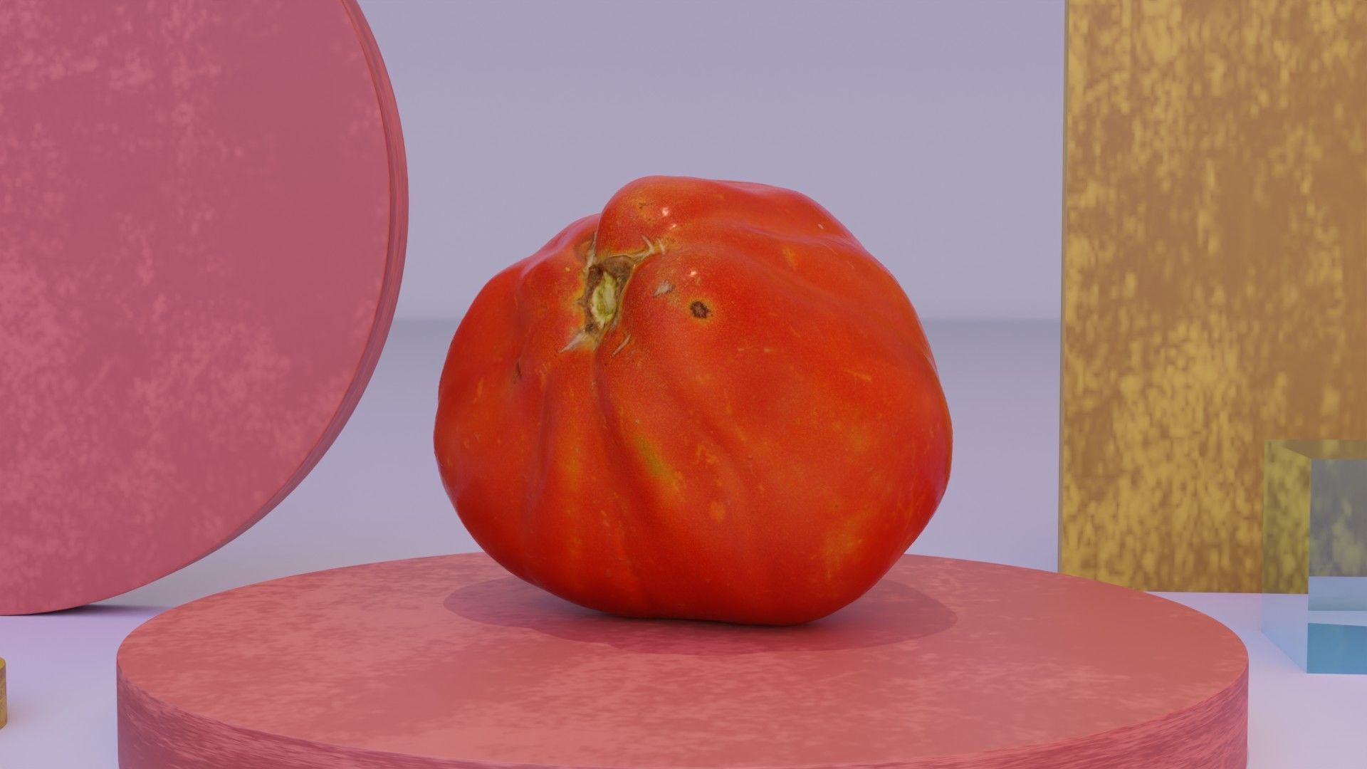 Tomato 05 high-poly 3D model_10