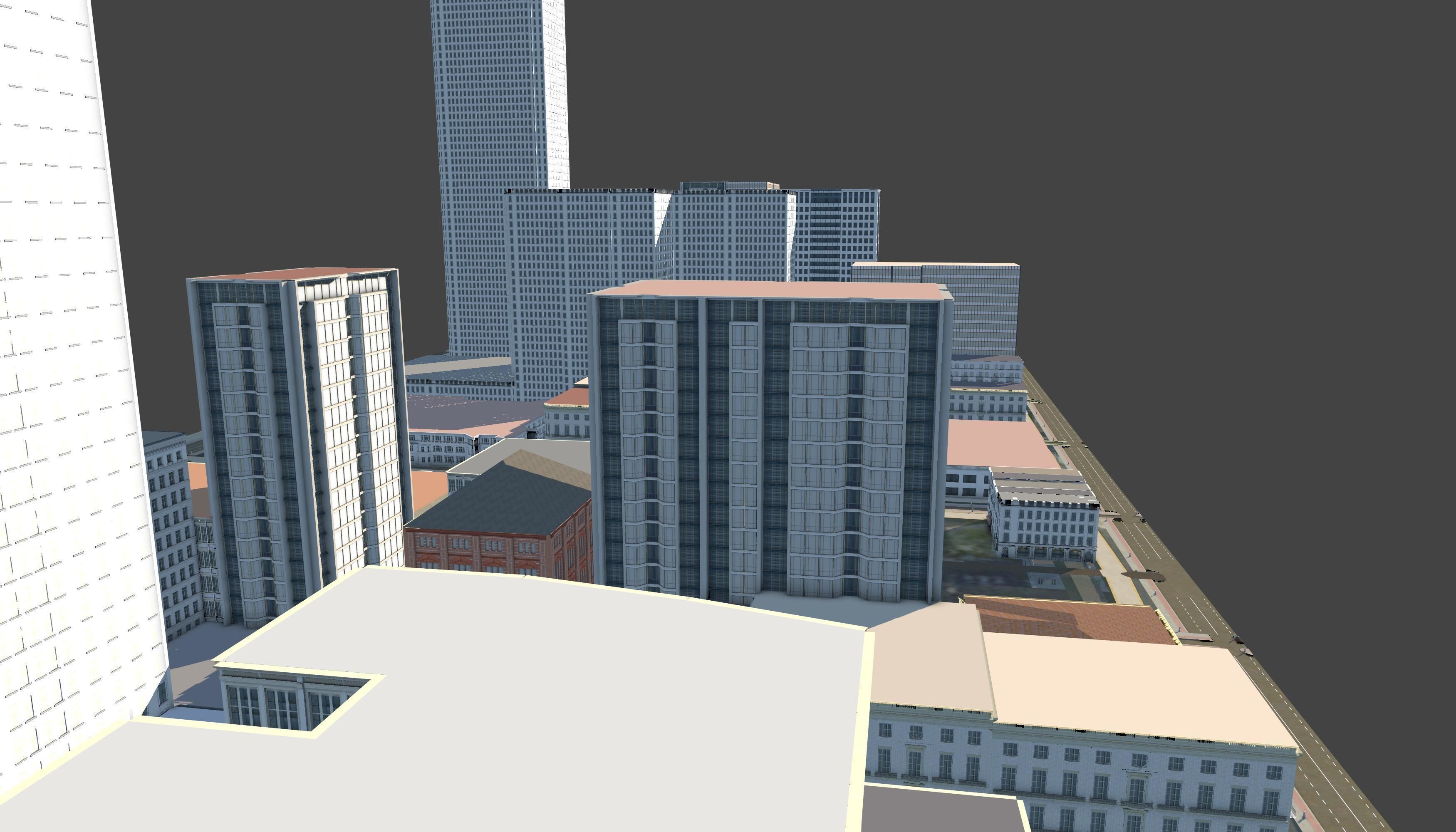 3D Lifesize Textured City Model vol 4 Low-poly 3D model_9