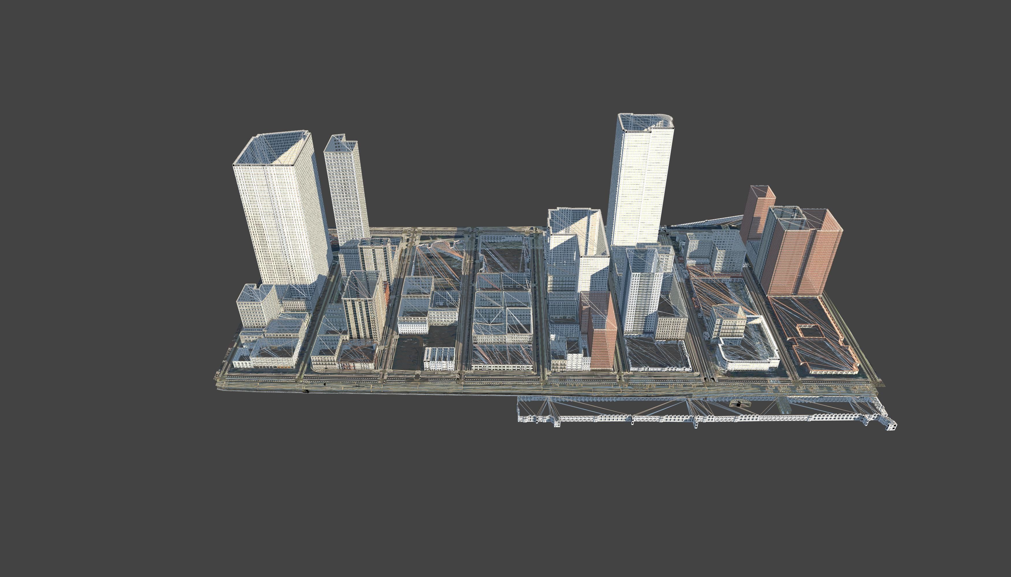 3D Lifesize Textured City Model vol 4 Low-poly 3D model_17