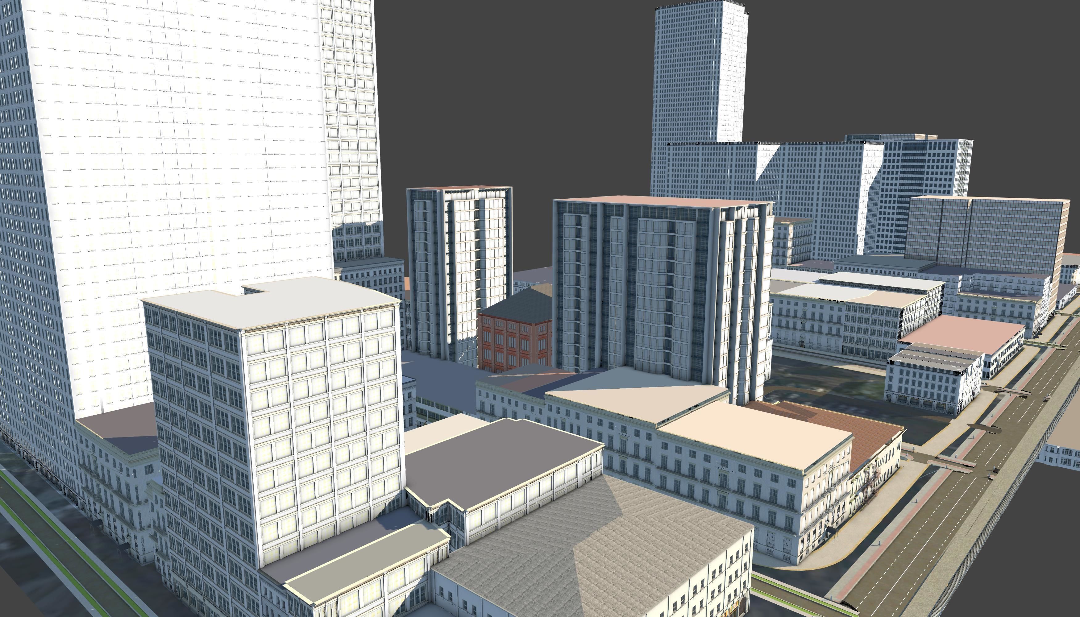 3D Lifesize Textured City Model vol 4 Low-poly 3D model_15