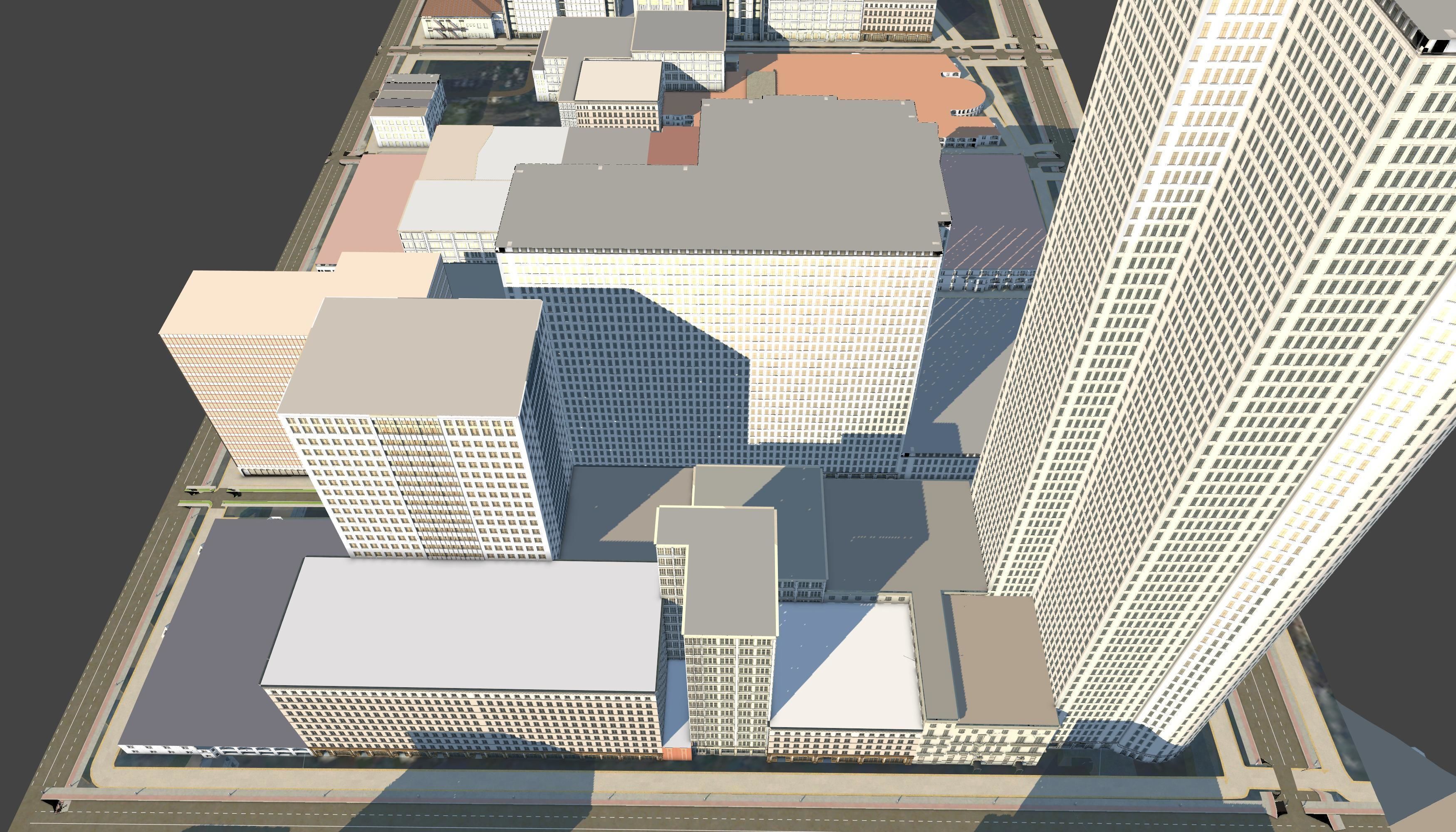 3D Lifesize Textured City Model vol 4 Low-poly 3D model_16