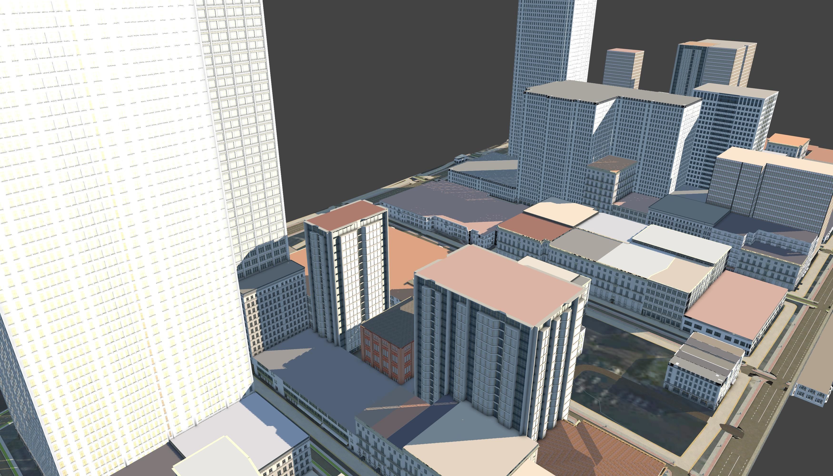 3D Lifesize Textured City Model vol 4 Low-poly 3D model_10