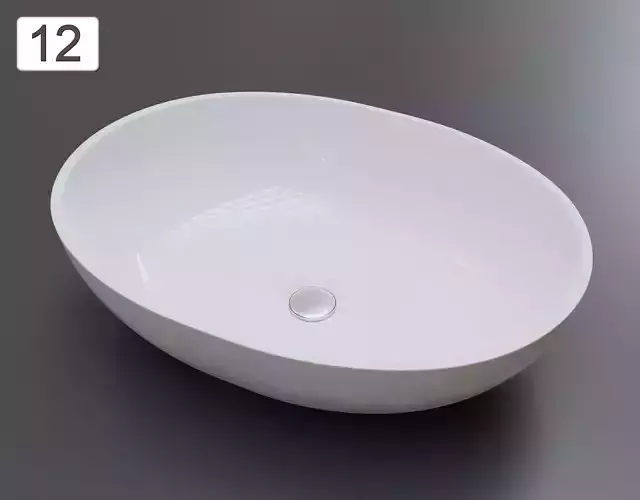 Vessel Sink Number 12 Low-poly 3D model