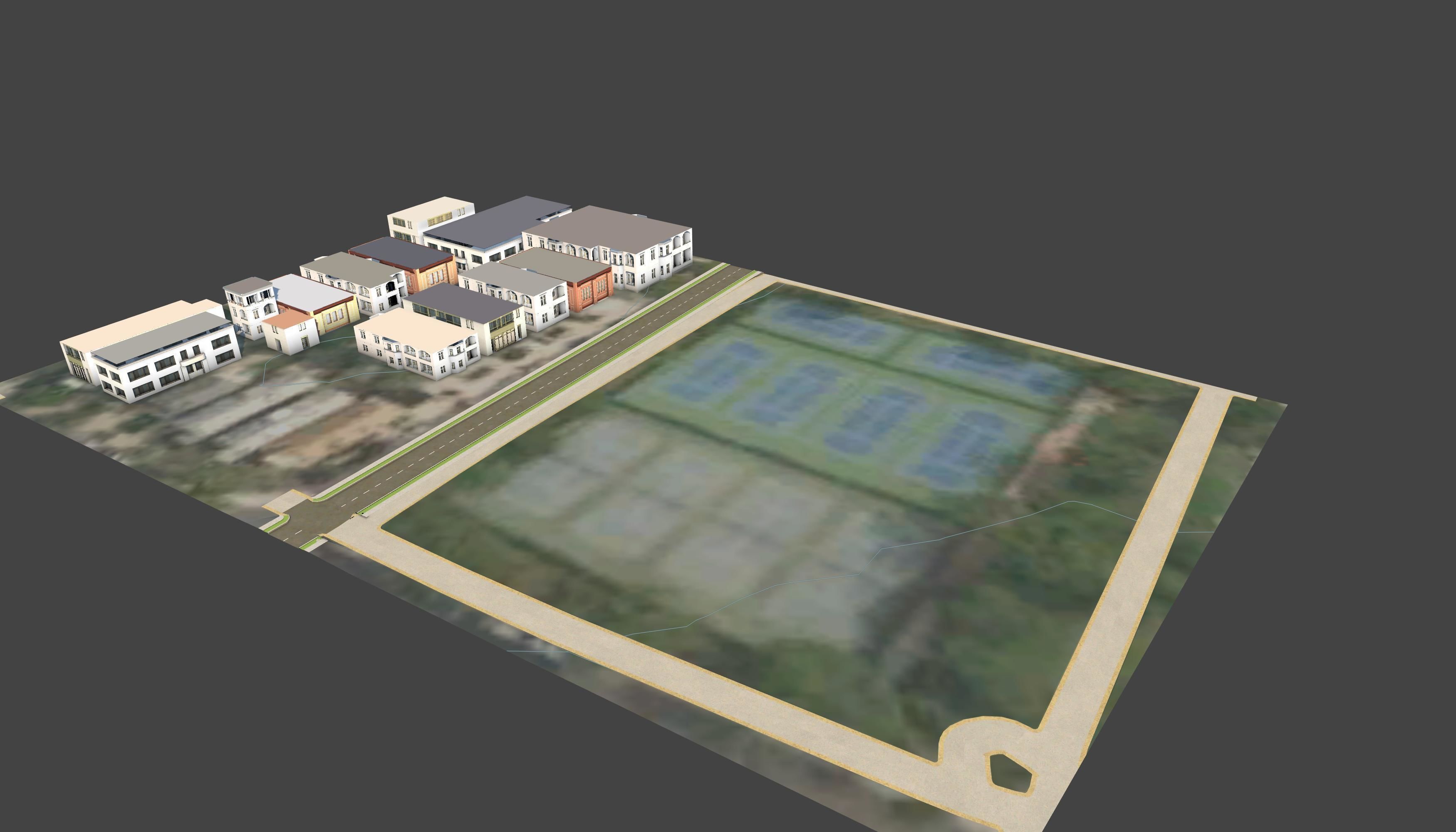 3D Lifesize Textured City Model vol 6 Low-poly 3D model_13