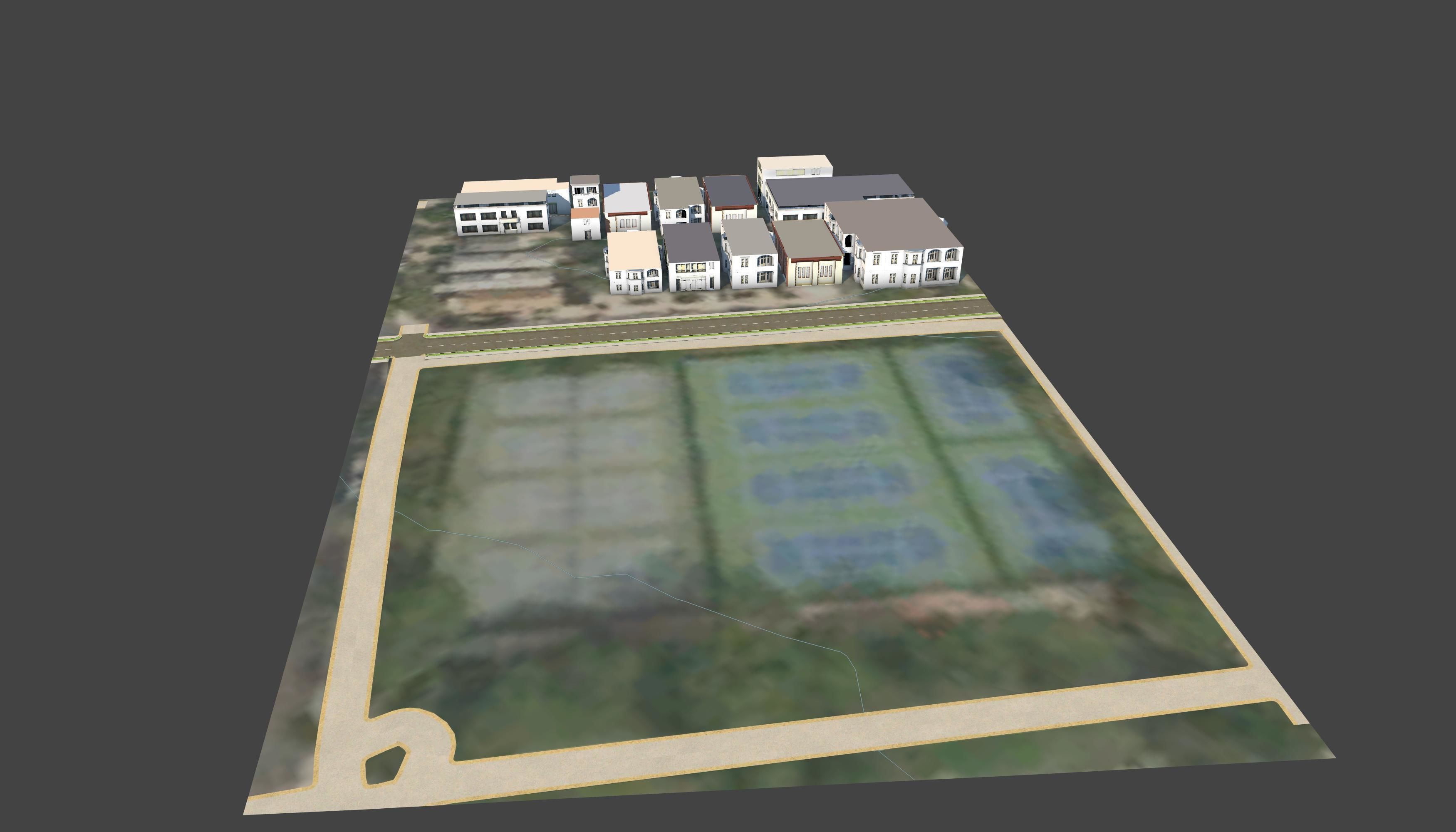 3D Lifesize Textured City Model vol 6 Low-poly 3D model_12