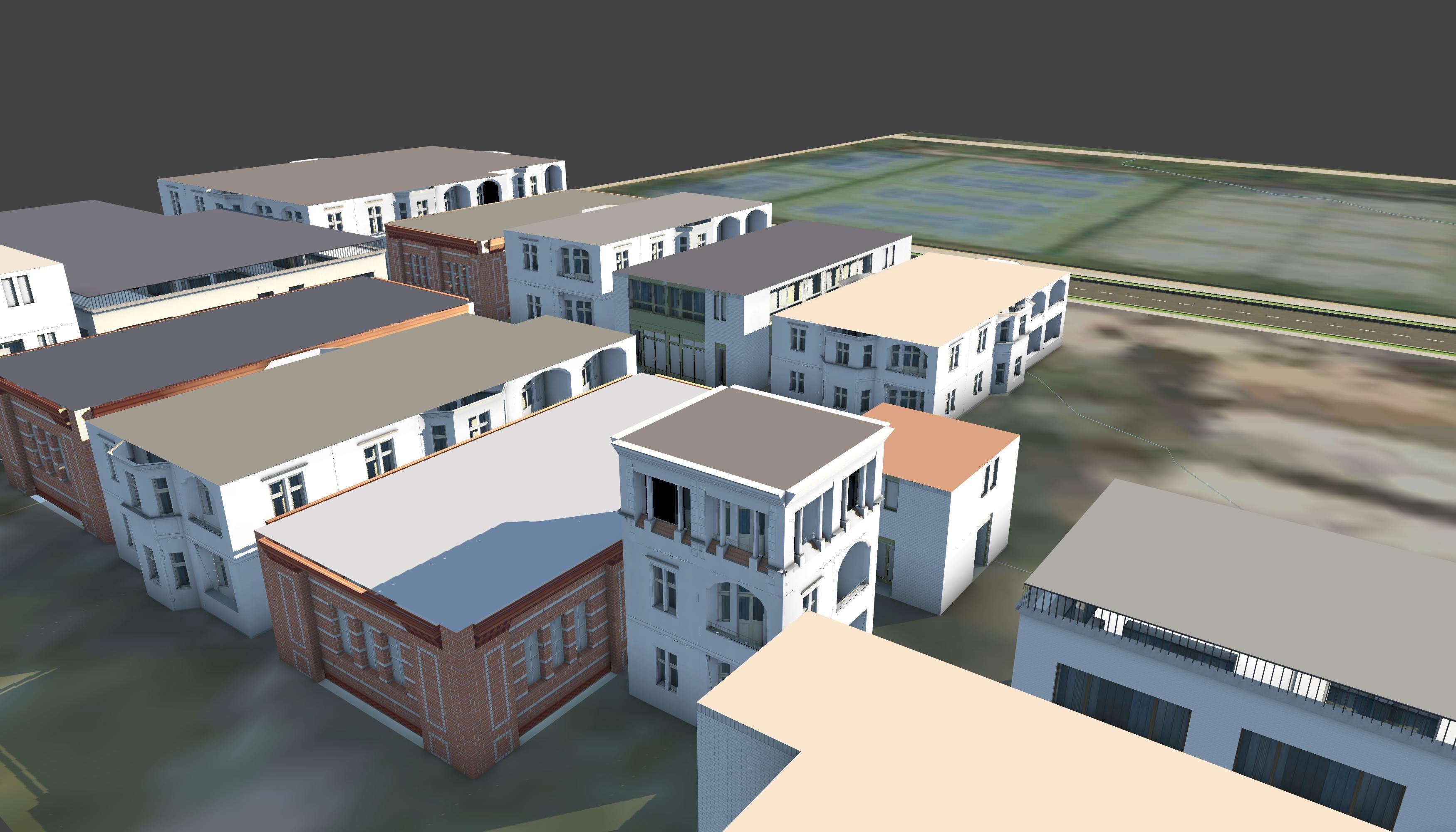 3D Lifesize Textured City Model vol 6 Low-poly 3D model_4