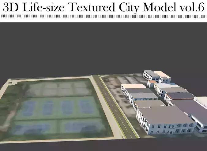  3D Lifesize Textured City Model vol 6