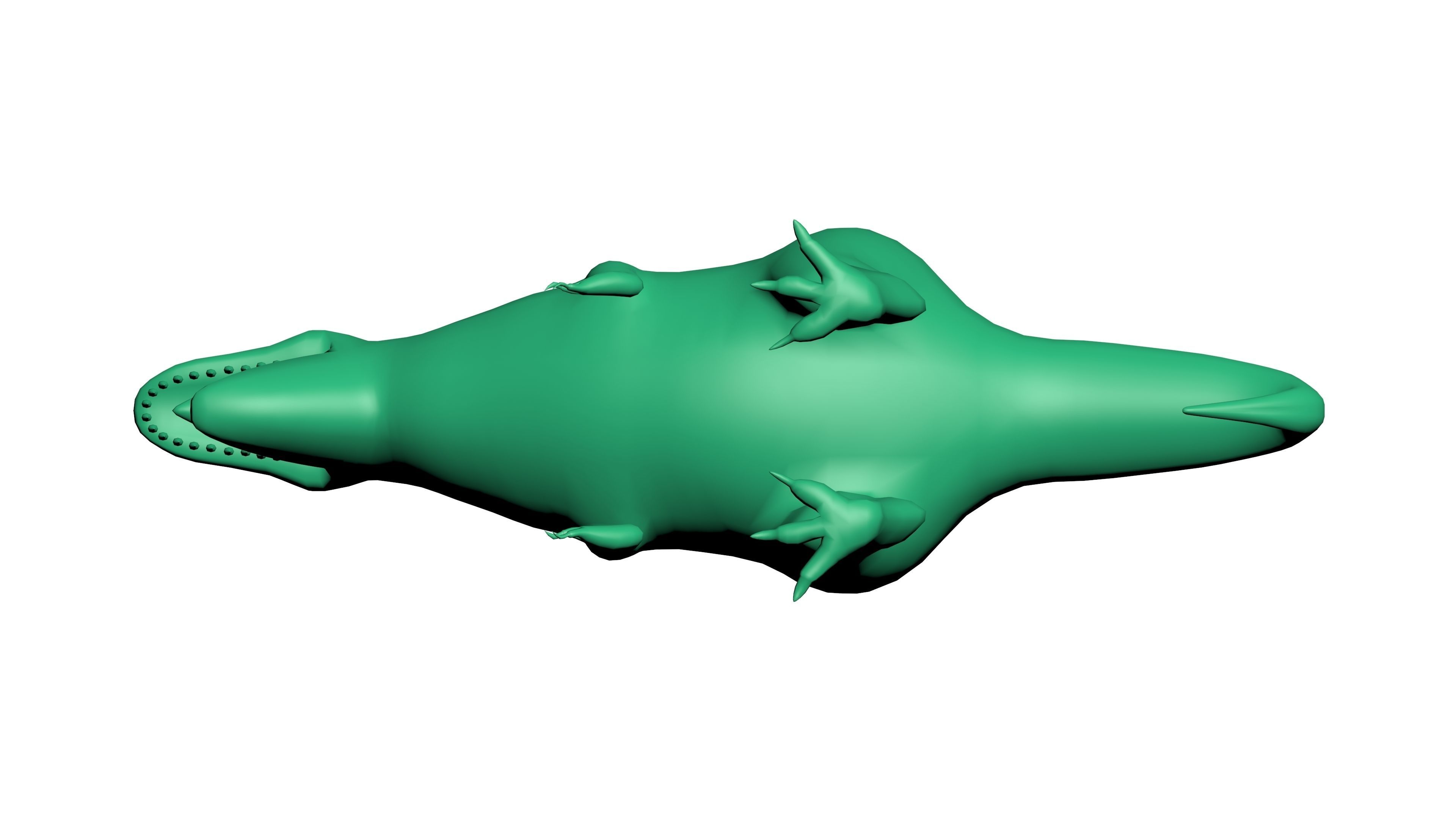 T REX LOW POLY dog Low-poly 3D model_1