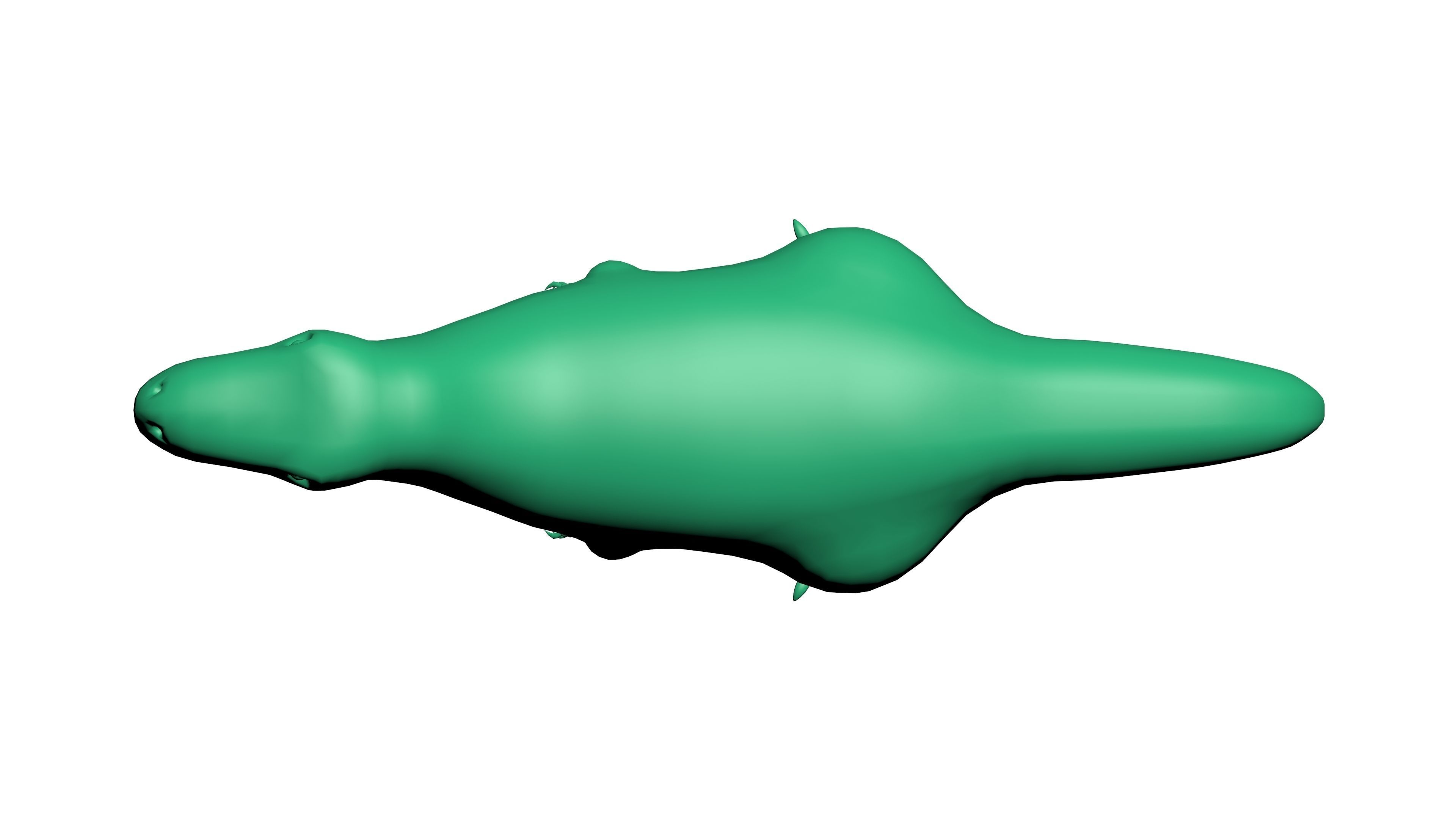 T REX LOW POLY dog Low-poly 3D model_8