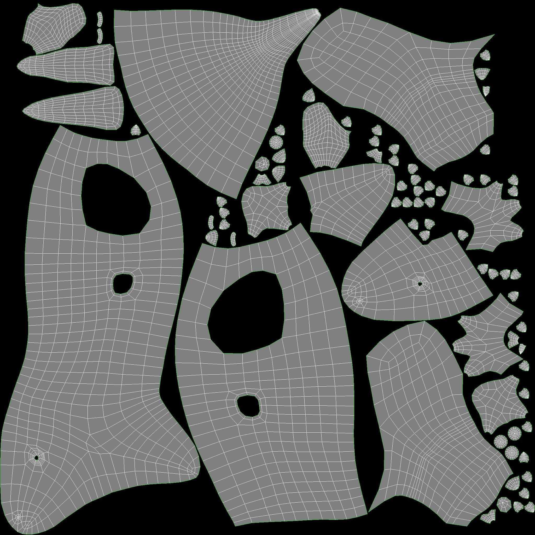 T REX LOW POLY dog Low-poly 3D model_11