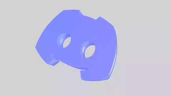 Discord Logo 3D model