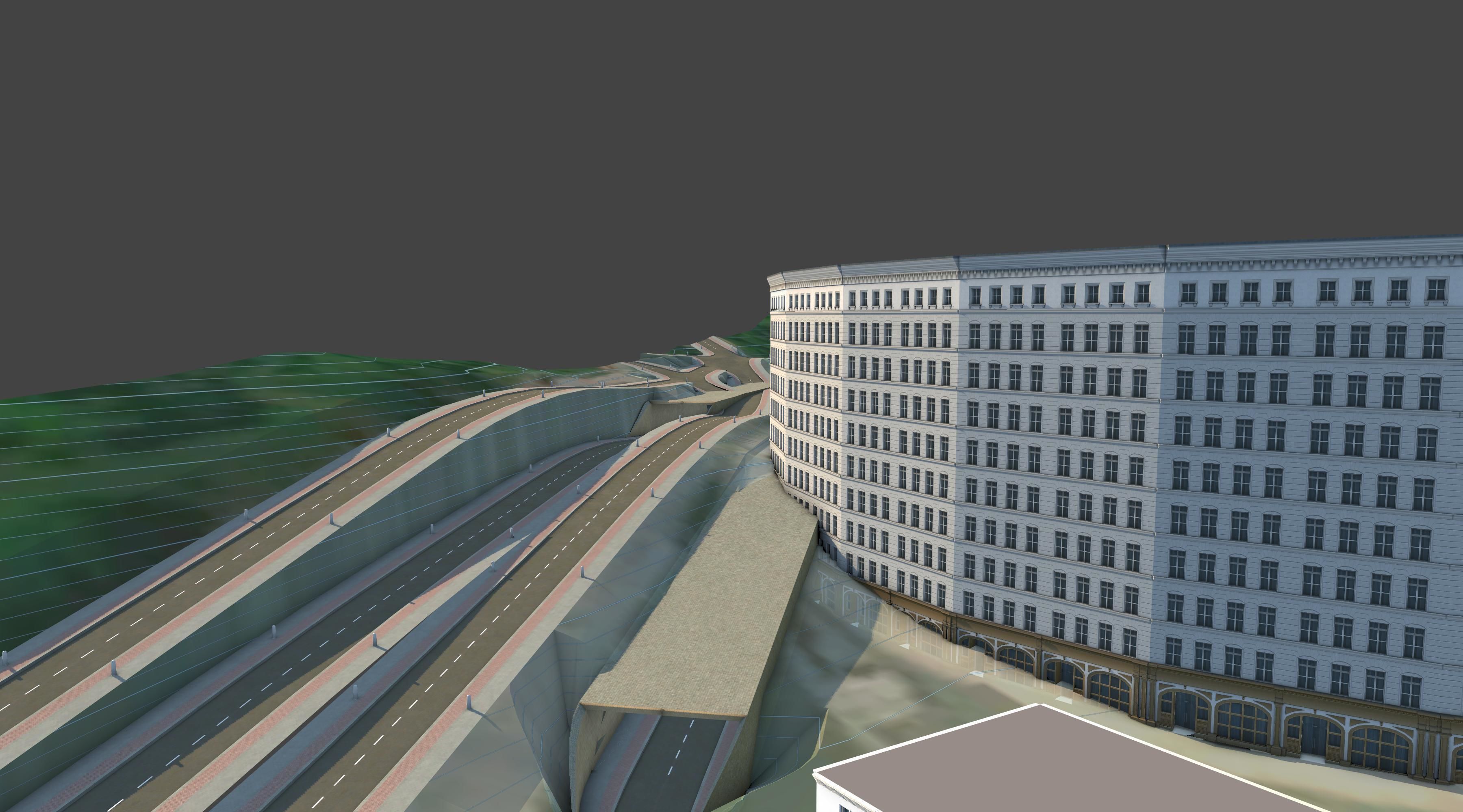 3D Lifesize Textured City Model vol 7 Low-poly 3D model_3