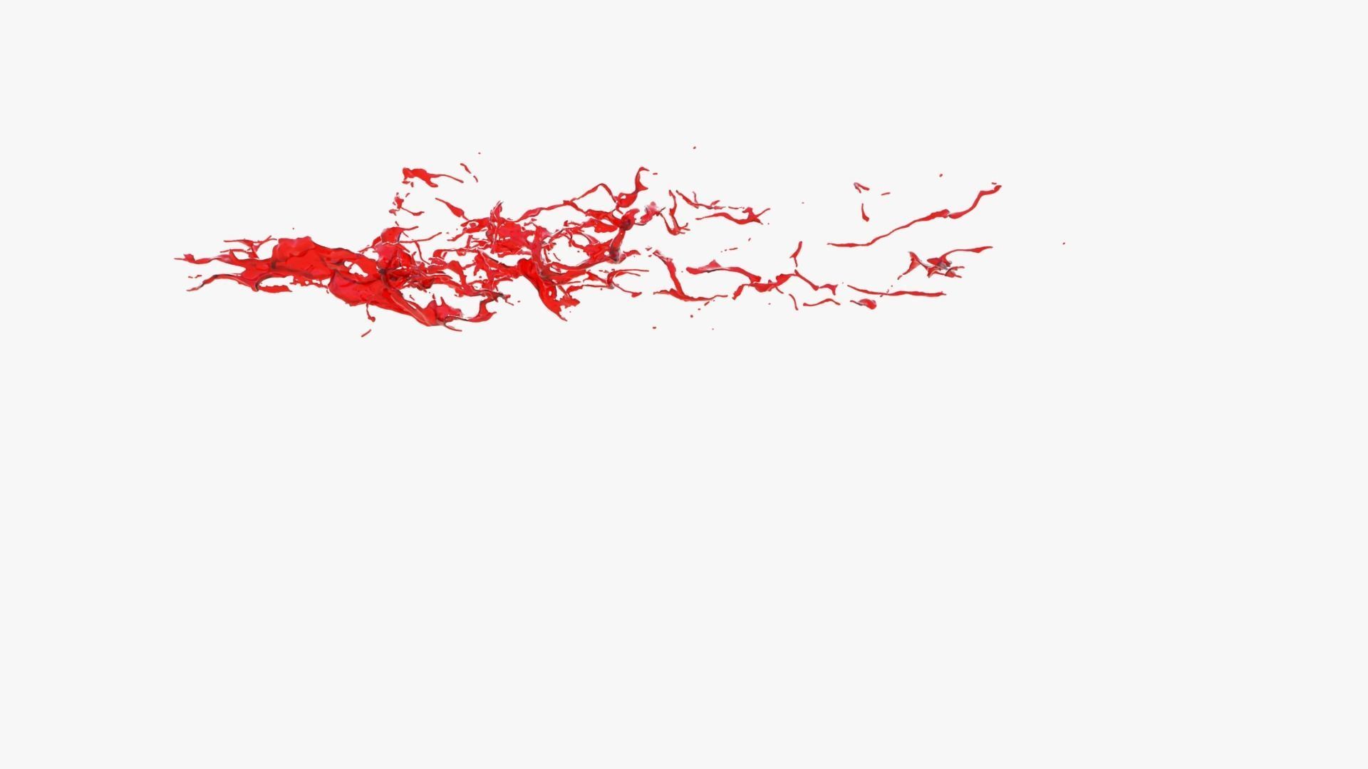 Animated Blood Splash 9 3D model_6