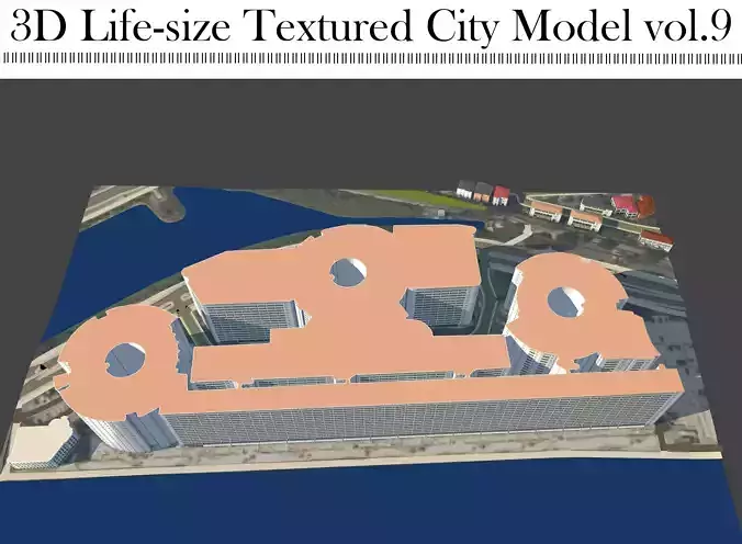 Life-size Textured City Model vol 9