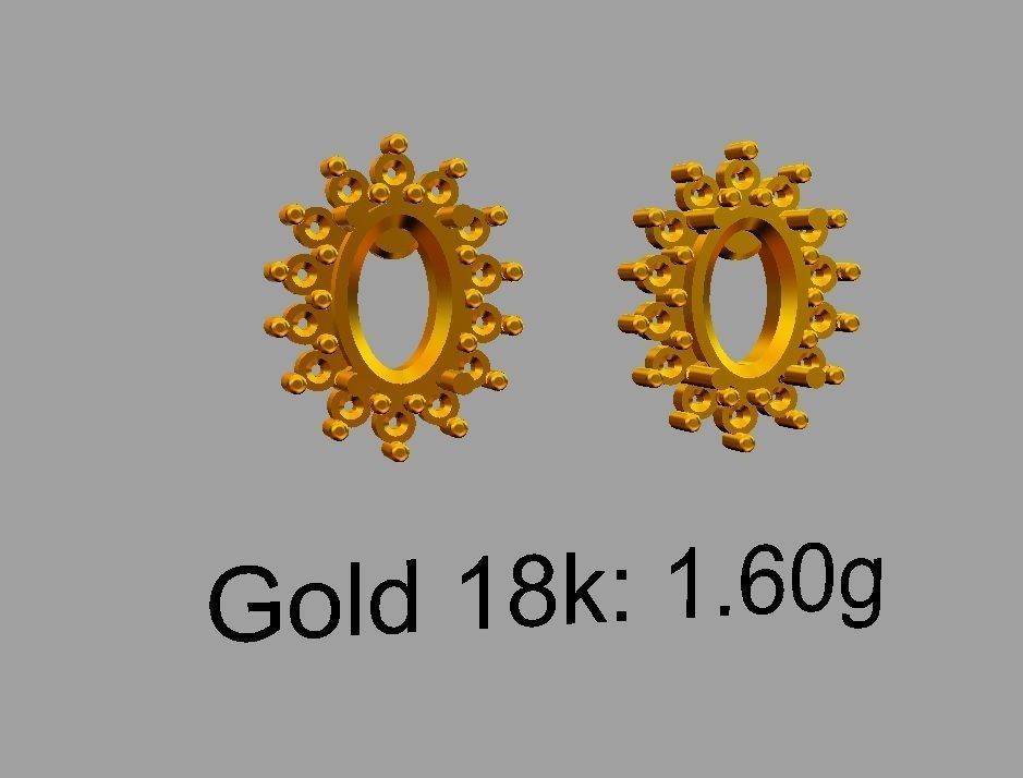 Oval Gemstone 3D Model Collection_13