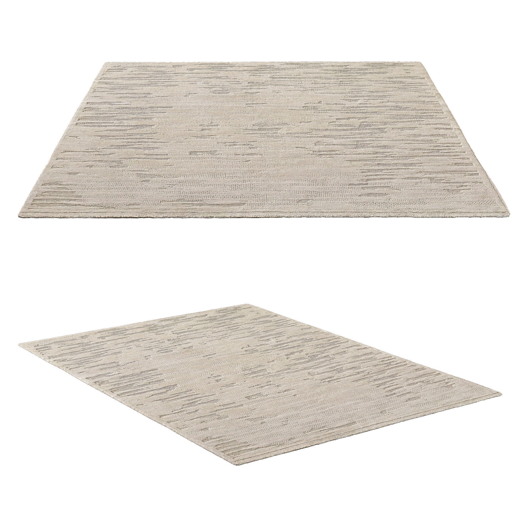 CALDERA HAND-KNOTTED WOOL RUG B 3D model_6