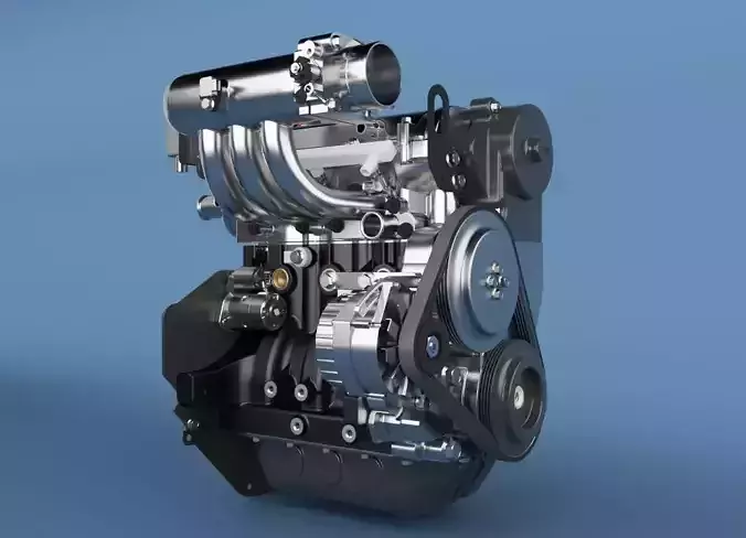 engine john deere gator 3D model