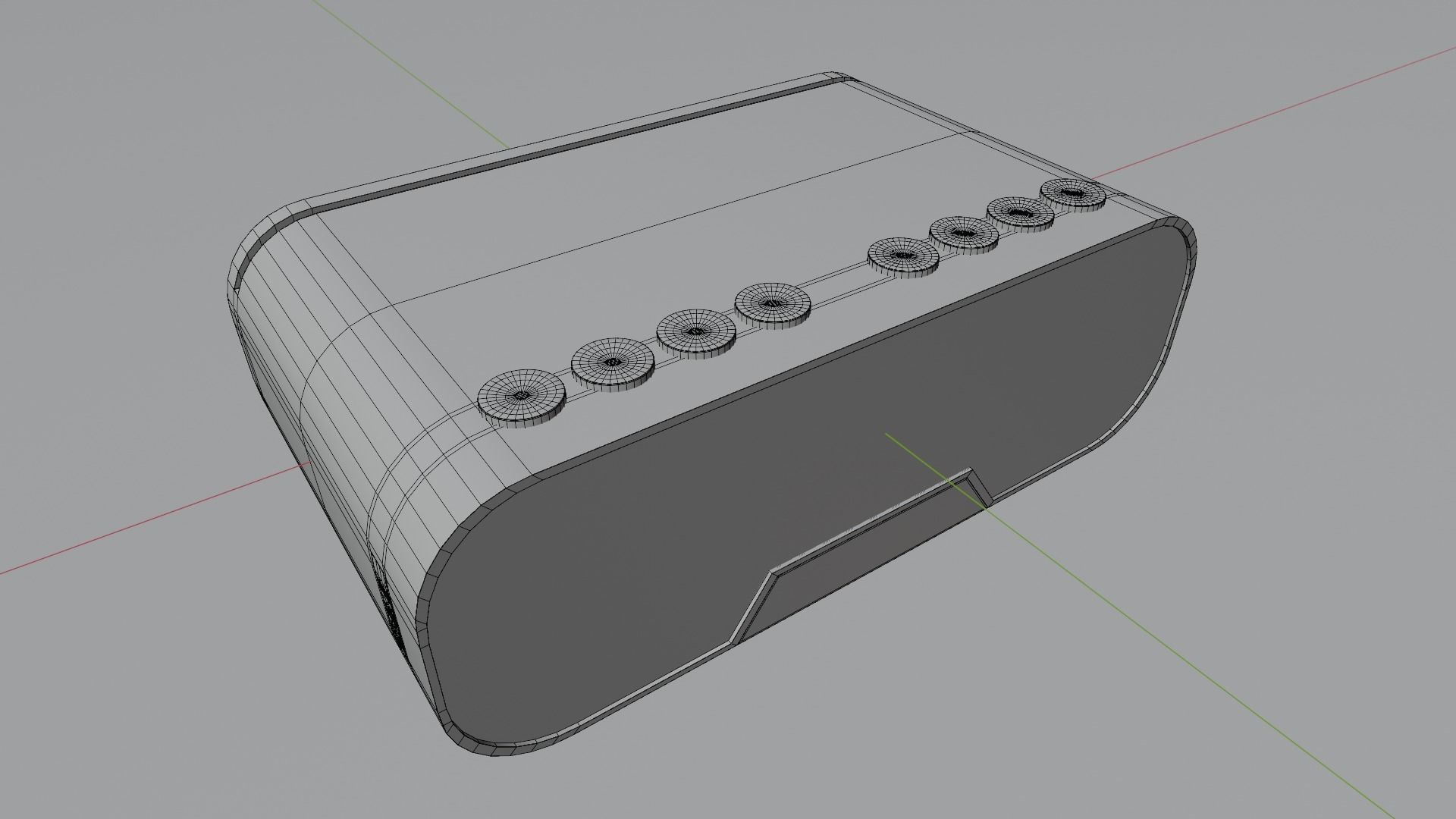 Realistic Digital Alarm Clock 3D model_6