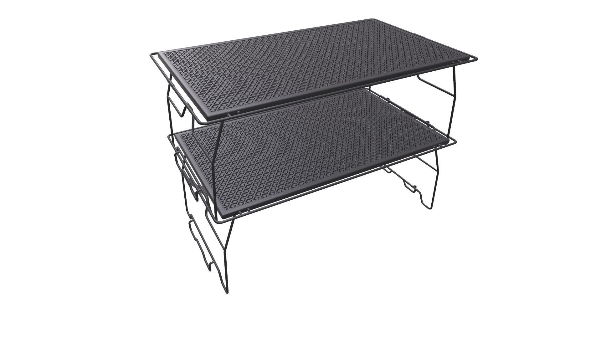 Camping Desk Folding Table 3D model_8