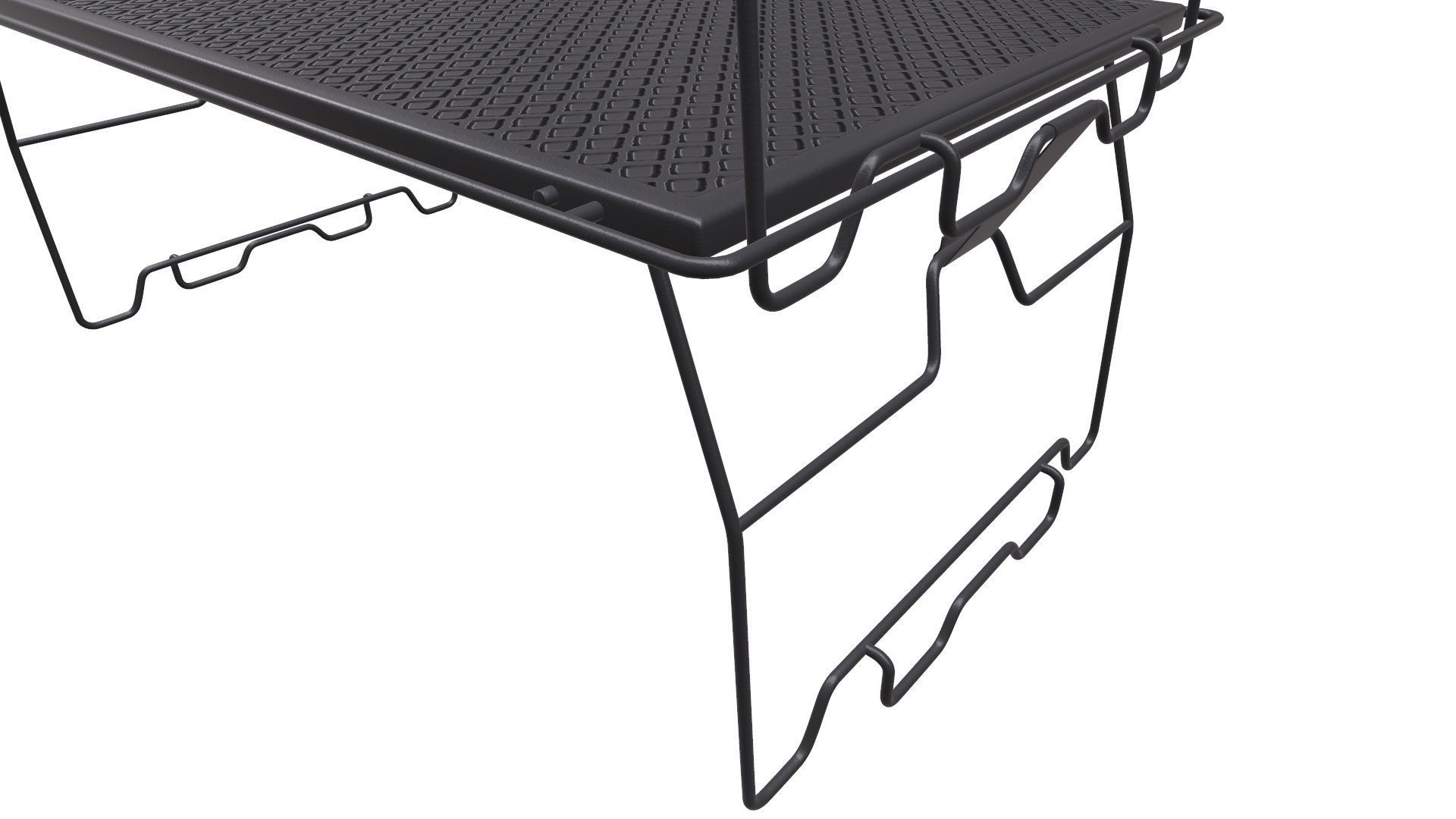 Camping Desk Folding Table 3D model_10
