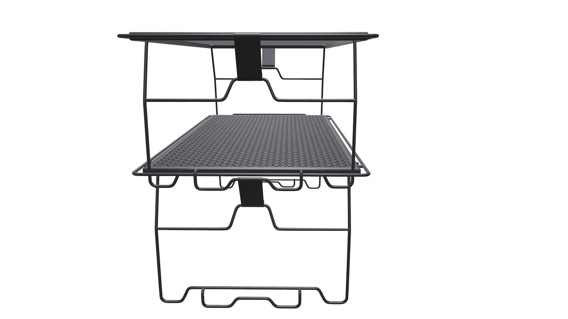 Camping Desk Folding Table 3D model_9