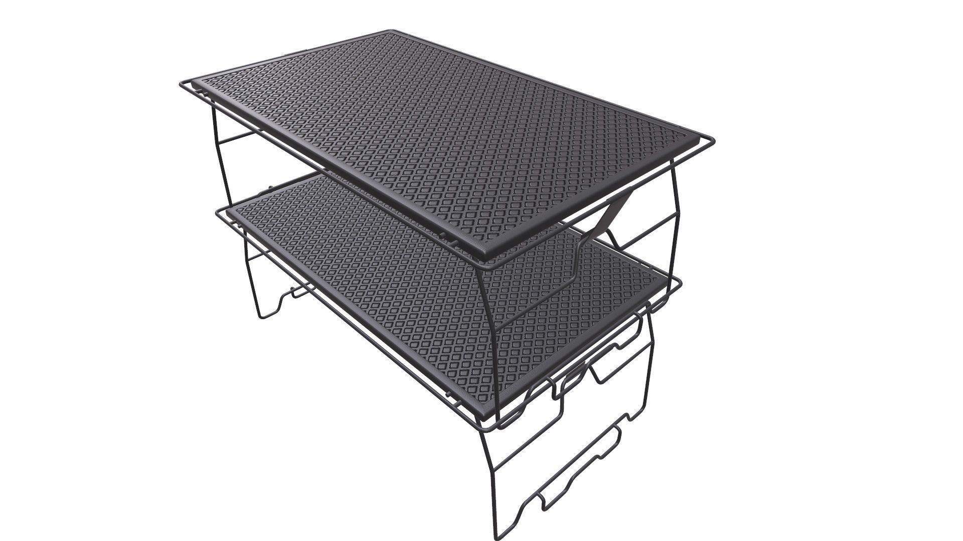 Camping Desk Folding Table 3D model_7