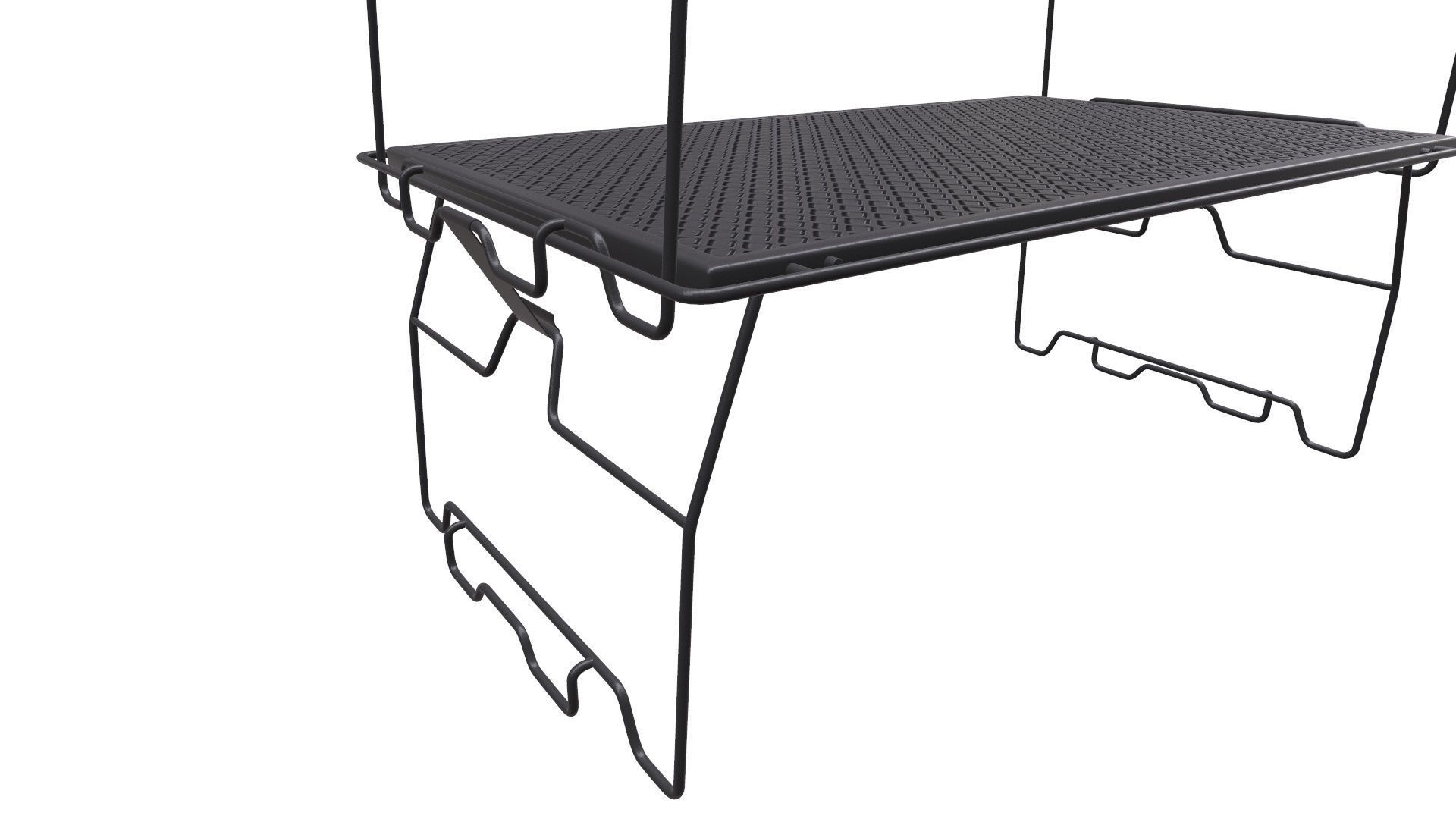 Camping Desk Folding Table 3D model_11