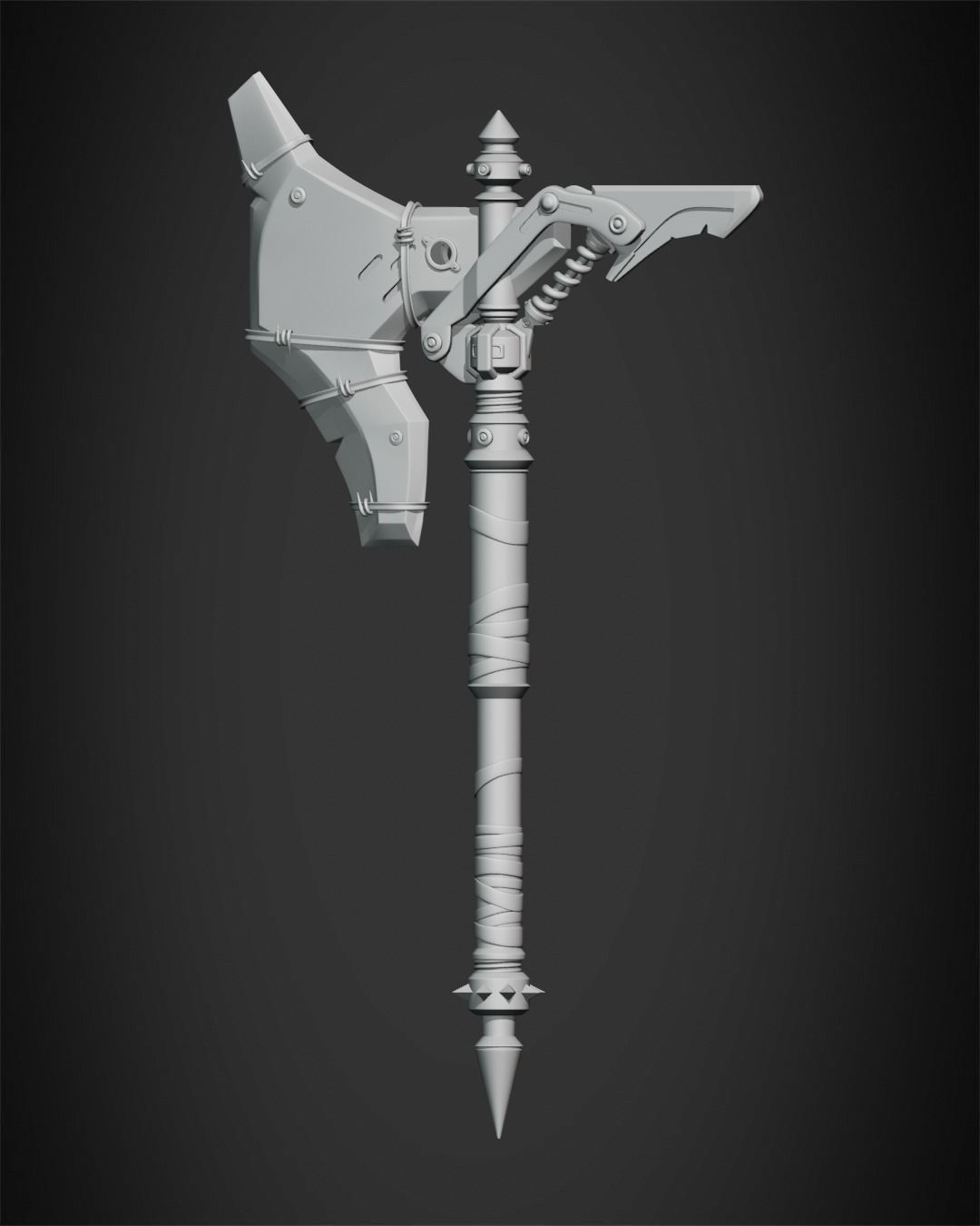 Overwatch 2 Junker Queen Axe for Cosplay 3D print model_8